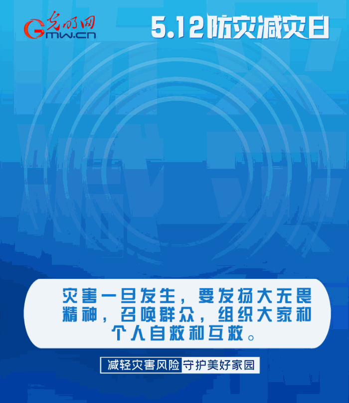 【動態(tài)海報】減輕災害風險，從這10個字開始