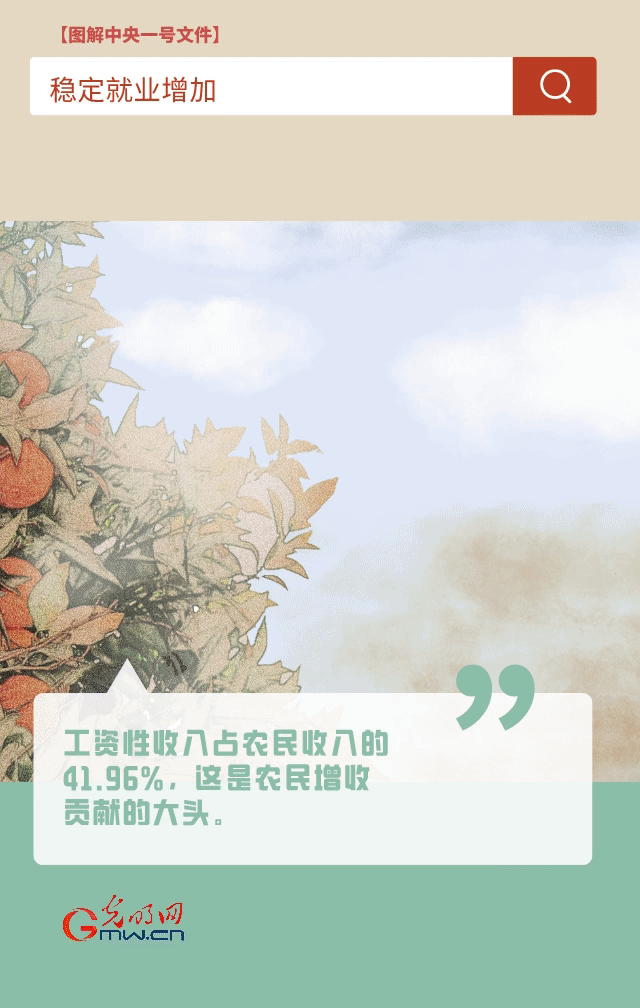 【圖解中央一號文件】“動”漫海報丨今年如何讓農(nóng)民的“錢袋子”鼓起來？