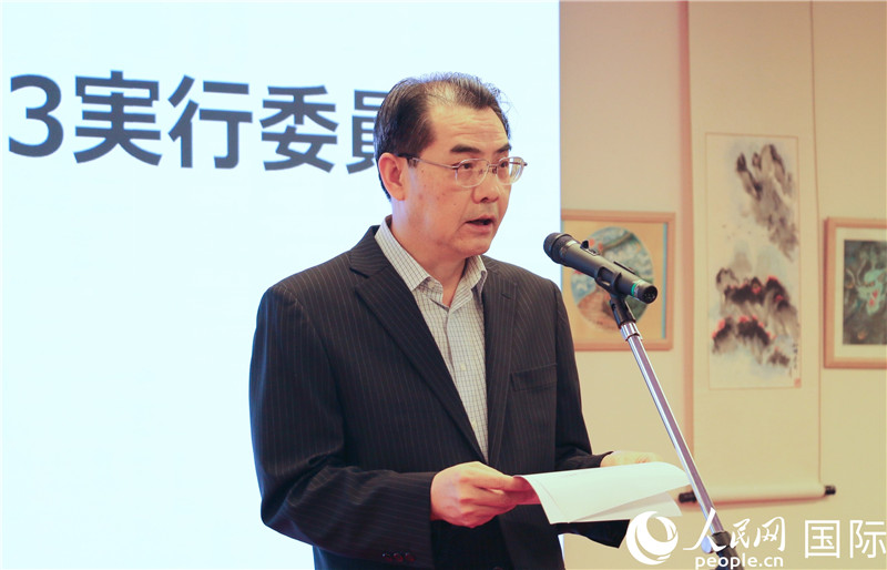 中國(guó)駐日本大使吳江浩致辭。人民網(wǎng) 許可攝