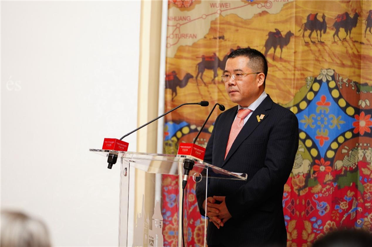 中國駐匈牙利大使龔韜。布達佩斯中國文化中心供圖
