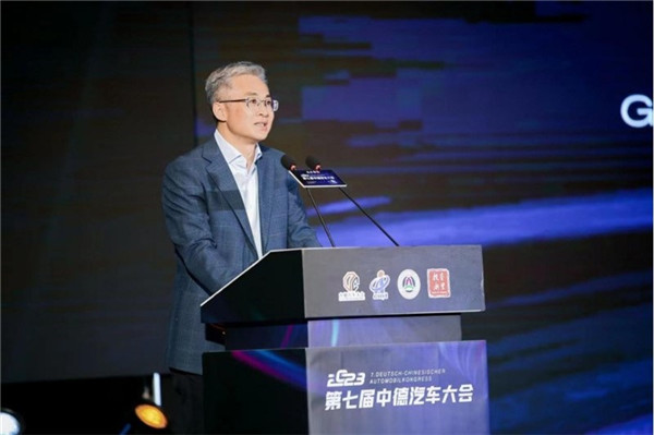 嘉興市人民政府市長(zhǎng)李軍致辭。主辦方供圖