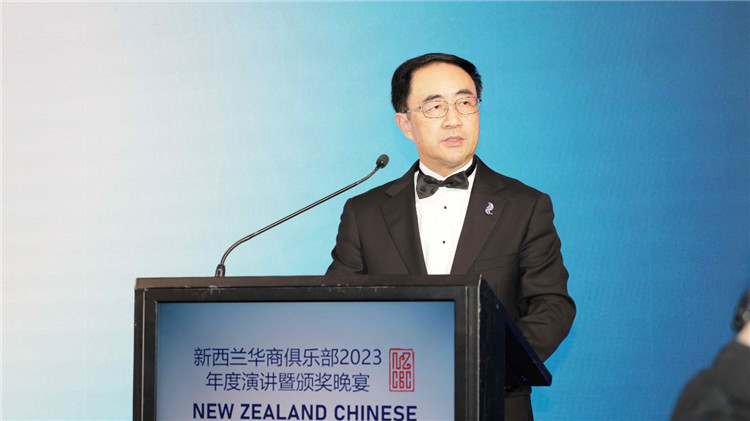 新西蘭華商聯(lián)合總會主席楊健。攝影：張凱