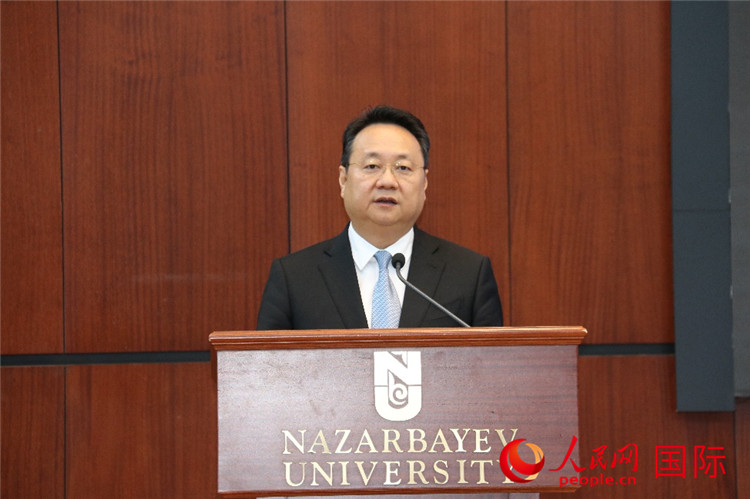 中共中央宣傳部副部長王綱致辭。人民網(wǎng)記者 李強(qiáng)攝
