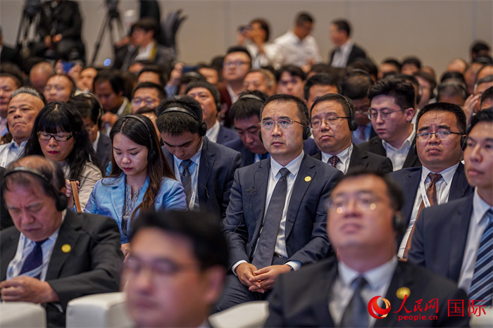 2023中國（浙江）—泰國合作交流會現(xiàn)場。普拉維攝