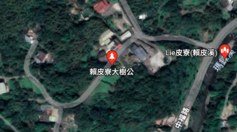 谷歌地圖截圖。圖片來源：臺灣《中國時報》