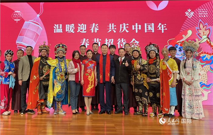當(dāng)?shù)貢r(shí)間2月5日晚，中國駐美國大使館舉辦僑學(xué)界專場春節(jié)招待會(huì)。 人民網(wǎng)記者 李志偉攝