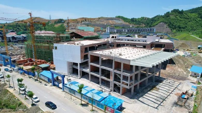 正在建設(shè)中的土家織錦文化創(chuàng)意園 全?，摂z