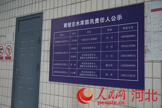 防汛責(zé)任人公示牌。人民網(wǎng)祝龍超攝
