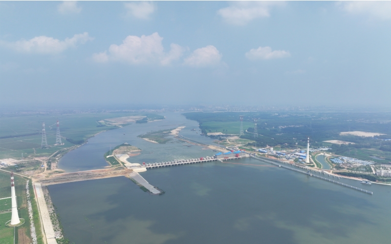 碾盤(pán)山水利水電樞紐工程。湖北省水利廳供圖