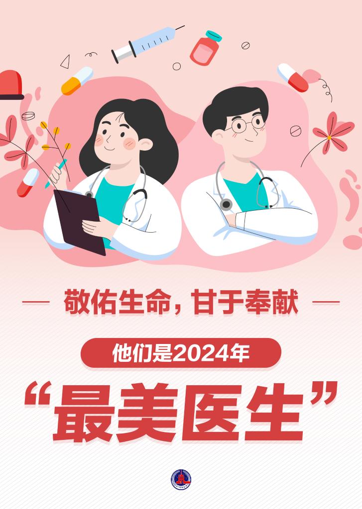 新華鮮報|致敬“白衣戰(zhàn)士”！2024年“最美醫(yī)生”發(fā)布