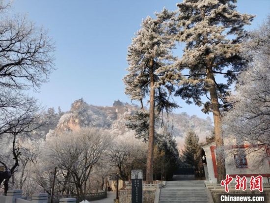 圖為崆峒山冬日美景。(資料圖) 徐振華 攝