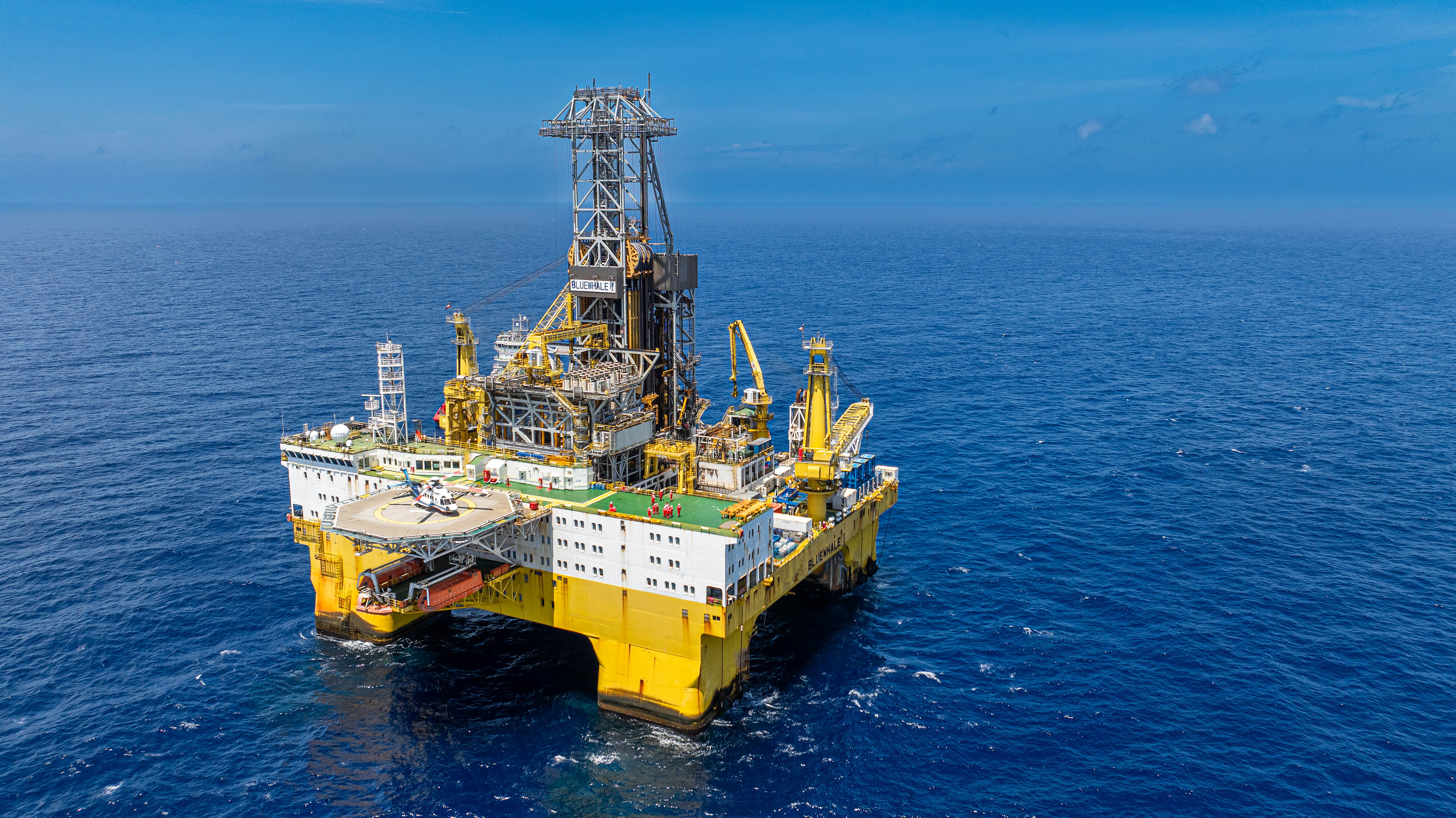 2024年8月17日，海南陵水，深海一號(hào)二期鉆井平臺(tái)。