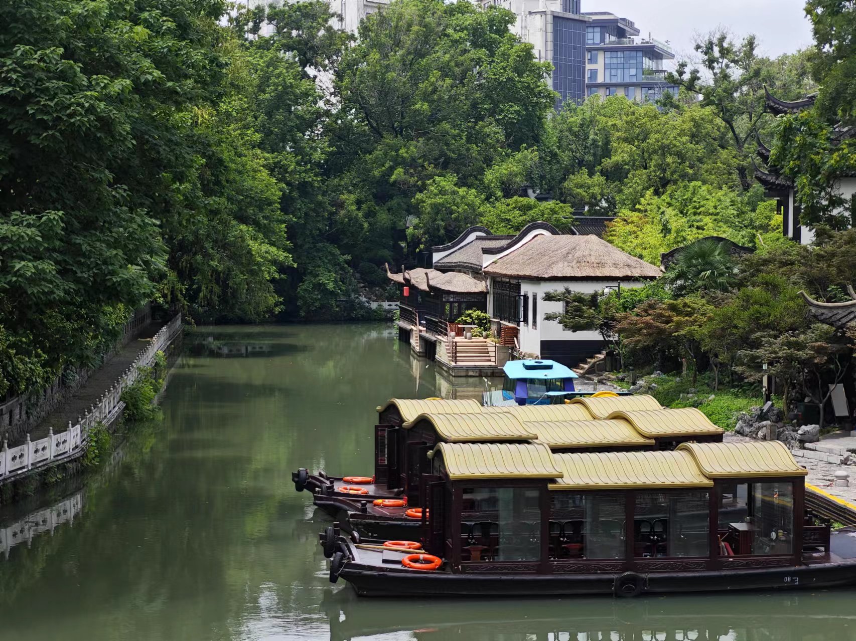 揚州大運河文化旅游度假區(qū)一角。人民網(wǎng)記者 黃鈺攝