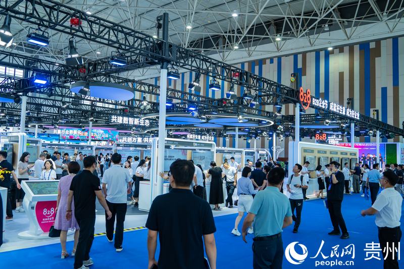 2、2024數(shù)博會(huì)共吸引400余家展商參展。人民網(wǎng) 陽(yáng)茜攝.jpg