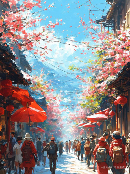 【巳巳如意萬象新】漫評(píng)丨紅紅火火中國年，照見新年新圖景