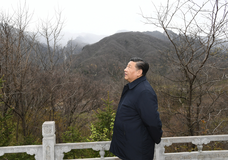 2020年4月20日，習近平總書記在位于陜西柞水的秦嶺牛背梁國家級自然保護區(qū)考察秦嶺生態(tài)保護情況。